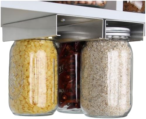 Mason Jar Organizer Holder Aluminum Alloy for Storage