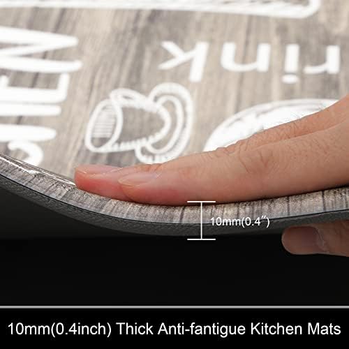 HEBE Anti-Fatigue Kitchen Rugs Set