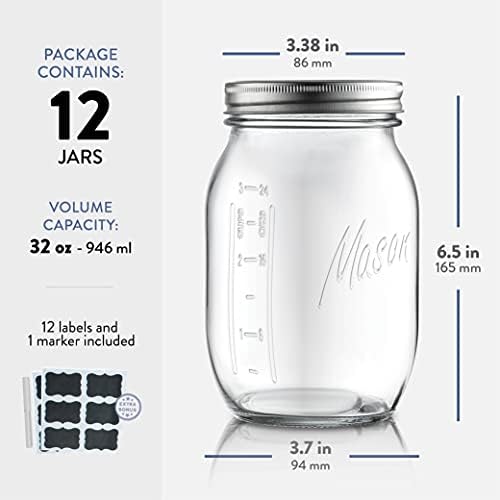 Easy to Use Mason Jar Set for Pickling Canning