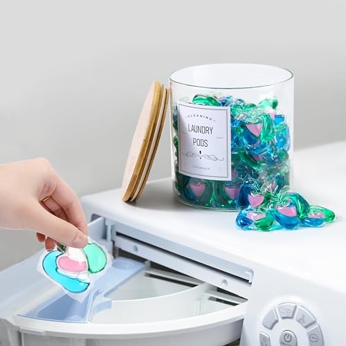 Premium Glass Laundry Jars from CYYKDA