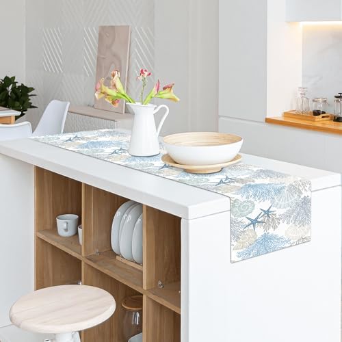 Elegant Linen Table Runner for Summer