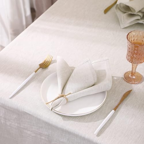 Simple Opulence Linen Tablecloth