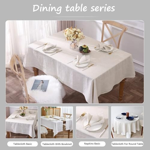 Simple Opulence Linen Tablecloth