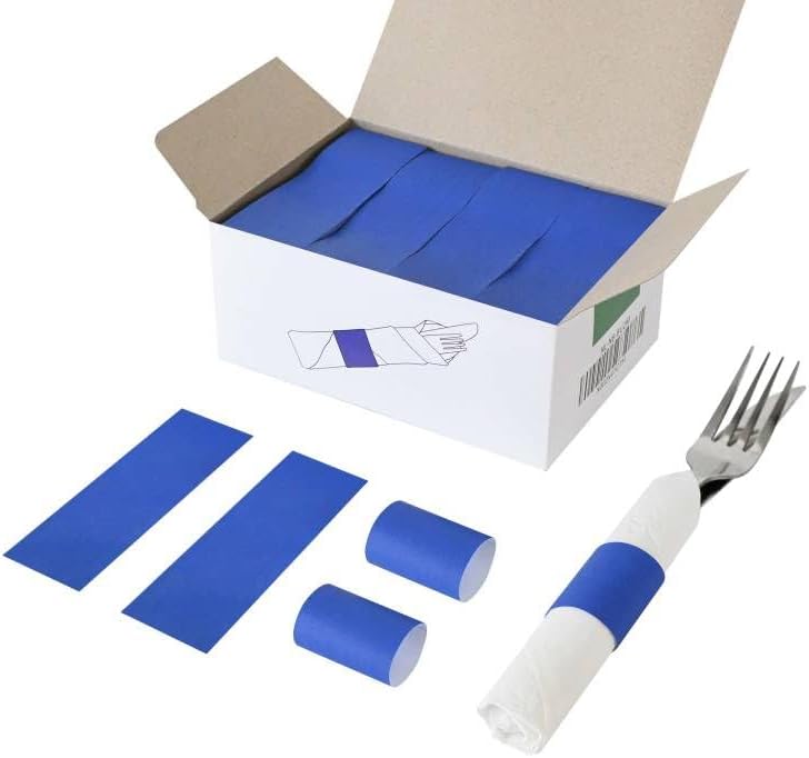 NATURALABEL STANDARD NAPKIN BANDS - 2000 COUNT