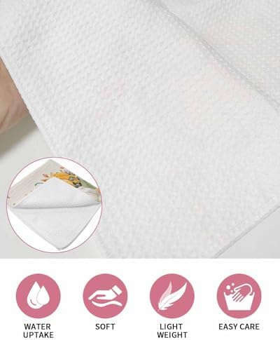 Golden Sage Pumpkin Dish Towel Set