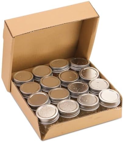 Vivid Mason Jars Set 16-Piece for Storage