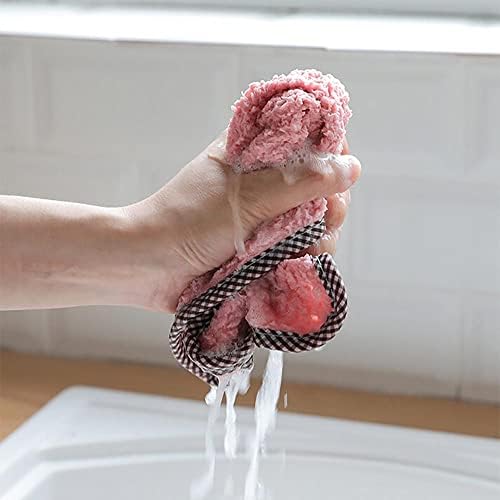 Coral Fleece Dish Cloths 1PC - Fast Drying Velvet Kitchen Towels