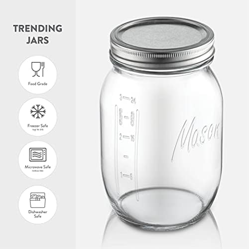 Easy to Use Mason Jar Set for Pickling Canning