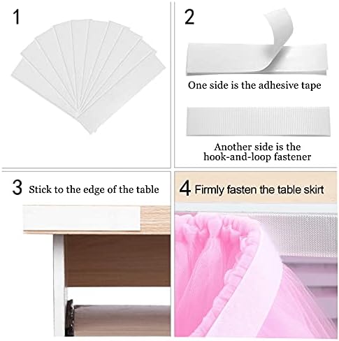 Gogoparty 9FT Tutu Table Skirt for Baby Showers and Party