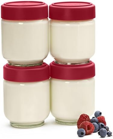 Cuisipro 6 Ounce Glass Jars Set of 4