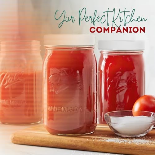 Wide Mouth Mason Jars 32 oz x2 - Preserve Your Best