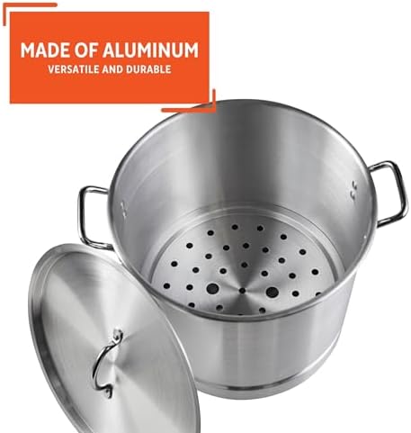Imusa Aluminum Steamer - 28 Qt