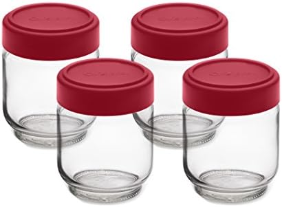 Cuisipro 6 Ounce Glass Jars Set of 4