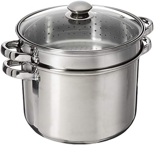 EXCELSTEEL 8 Quart 4 Piece Stainless Steel Cookware Set