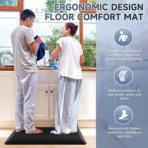 StepRite 45-Inch Thick Kitchen Mat for Standing Desks