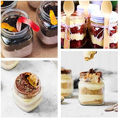 Elegant 4-Ounce Mason Jars with Silver Lids for DIY Canning