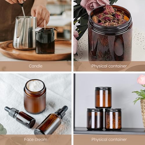 High-Quality Glass Candle Jars