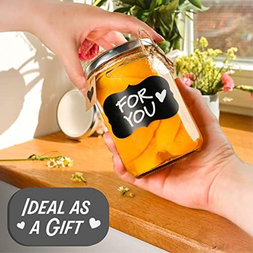 16 oz Glass Mason Jars Set