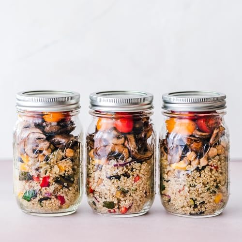 Wide-Mouth Mason Jars Set of 4 32 oz