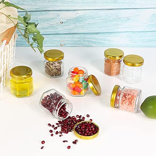 Canning Jars for DIY Use - Mini Glass Jars with Pen Labels