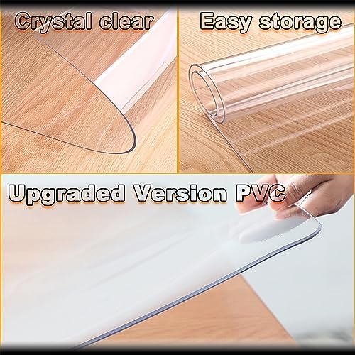 Feel Safe Durable Clear Protect 18x22 Picnic Tablecloth for Home Kitchen Banquet