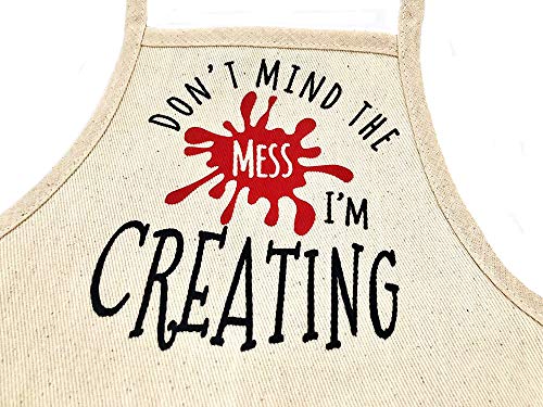 Back to School Apron Kids Smock for Cooking Painting and More