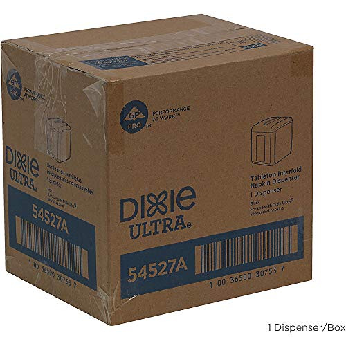 Durable Tabletop Napkin Dispenser by Georgia-Pacific Black