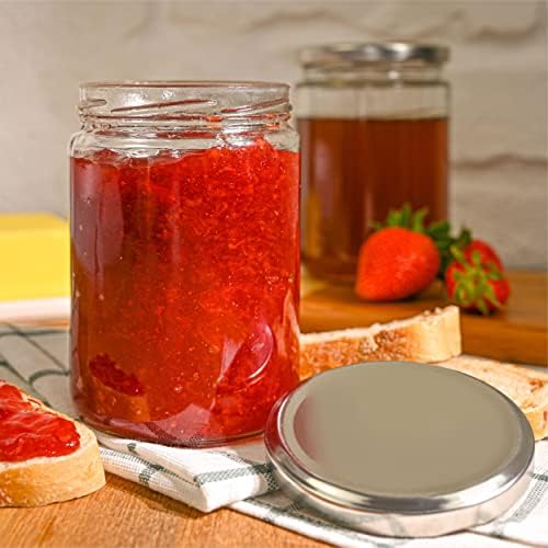 16 oz Glass Mason Jars Set