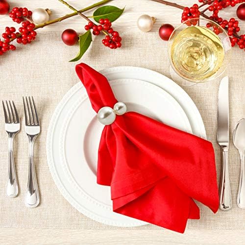 12-Piece Set of Elegant Gold Napkin Rings