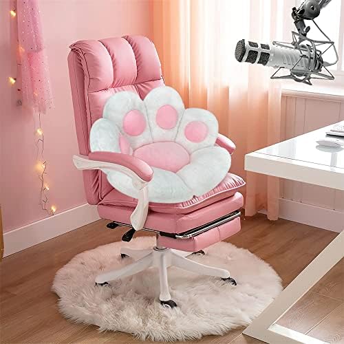 Kawaii Cat Paw Gaming Chair Cushion for Home Gaming and Office Use