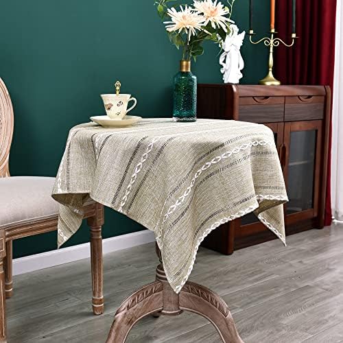 Rustic Farmhouse Linen Tablecloth