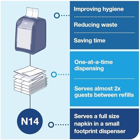 Xpressnap Fit Tabletop Napkin Dispenser by Tork