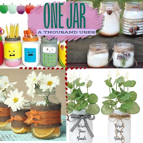 High-Quality Glass Mason Jars 16 oz