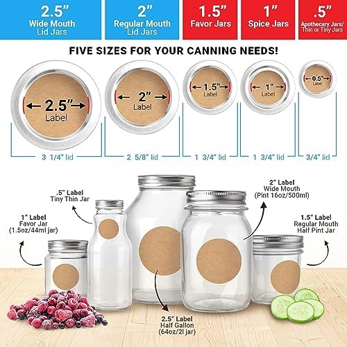 MESS Dissolvable Canning Labels