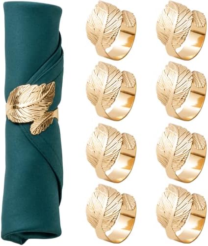 Stylish Metal Napkin Rings Set for All Occasions
