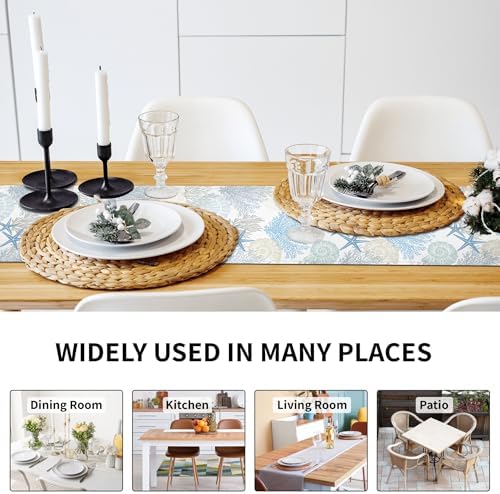 Elegant Linen Table Runner for Summer