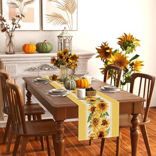 Sunflowers Tablecloth Soft and Durable
