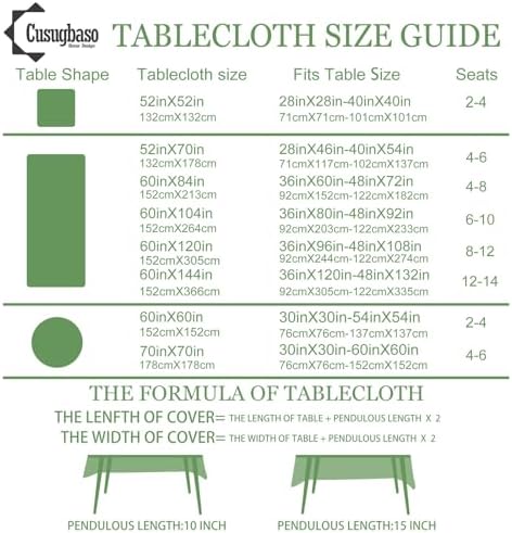 Spring Round Tablecloth 70 Inches - Water Resistant and Stylish
