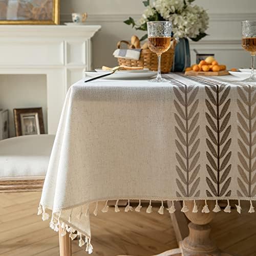 Oubonun 55x70 Beige Tablecloth