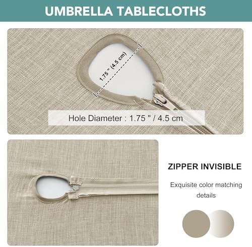 Water-Resistant Umbrella Tablecloth