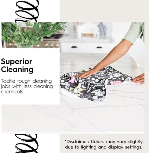 Geometry Kitchen Tea Towels Set Cherry Limeade 2-Pack