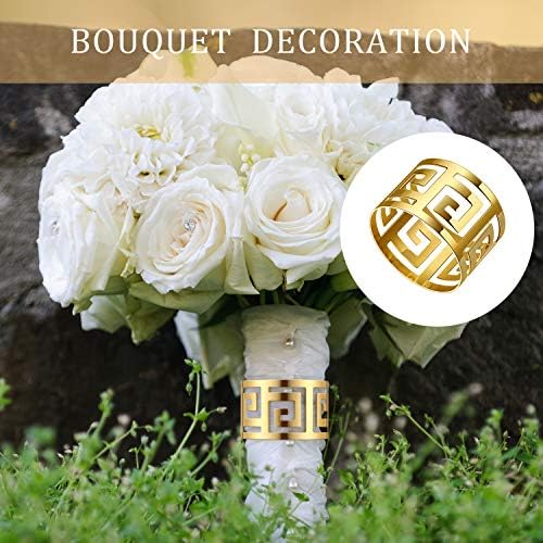 96-Piece Gold Napkin Rings Set