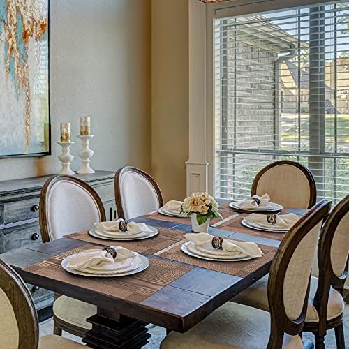 Heat-Resistant Washable Dining Placemats Set of 4