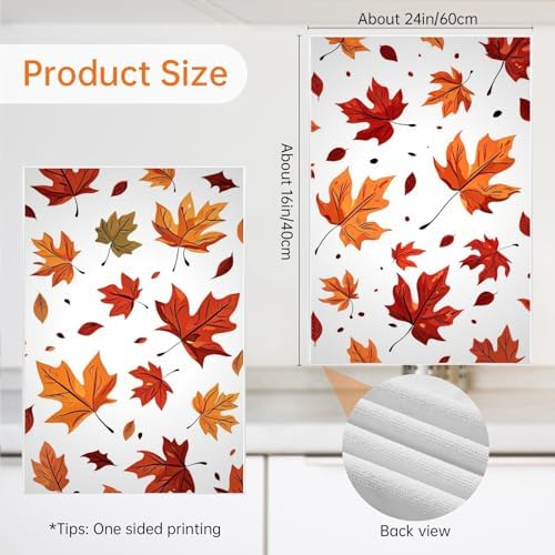 Fall Modern Tea Towels - 4PCS Set with 16x24in Design