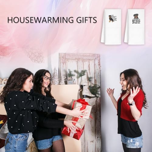 Rottweiler Gifts Eco-Friendly Kitchen Towels 2-Pack Set