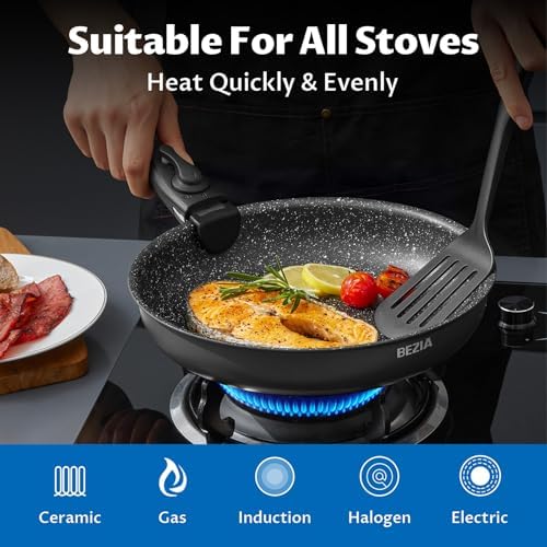 Sturdy Non-Stick Cookware Set for All Hobs