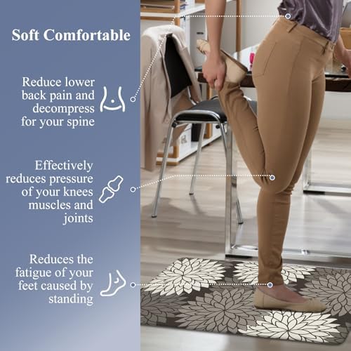HEBE Anti Fatigue Kitchen Mat Set