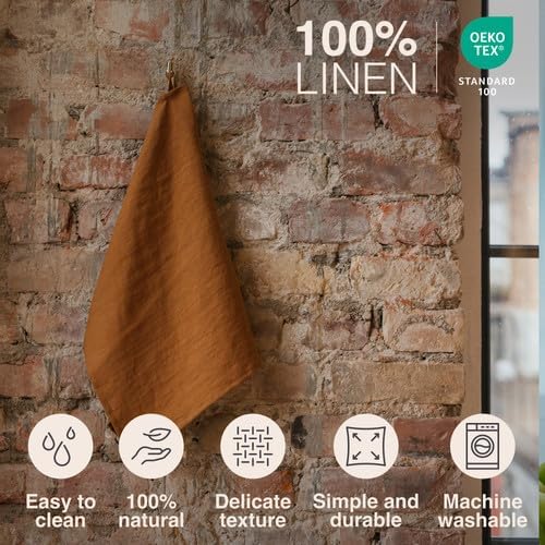 Sprinkle of Luxury - 100 Natural Linen Kitchen Towels