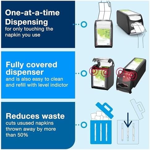 Xpressnap Fit Tabletop Napkin Dispenser by Tork