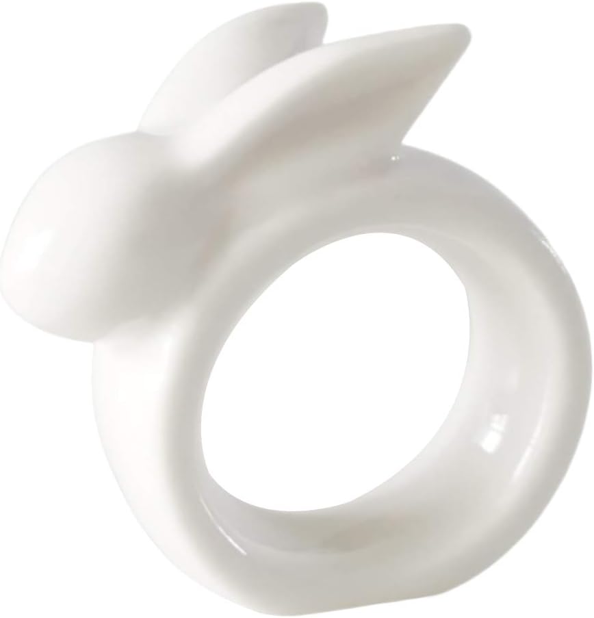 Easter Rabbit Napkin Rings Set of 4